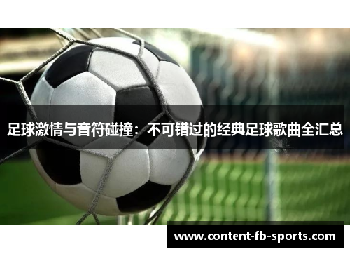 足球激情与音符碰撞：不可错过的经典足球歌曲全汇总