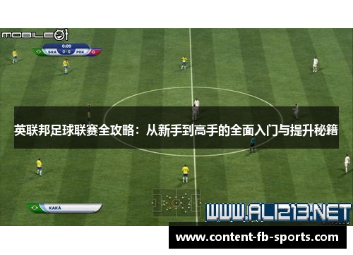 英联邦足球联赛全攻略：从新手到高手的全面入门与提升秘籍